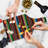 Ambesonne Cinco de Mayo Tempered Glass Cutting Board Vertical Lines Design Multicolor