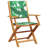 2 - Person Wood Patio Dining Set with Square Table