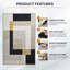 Aspire Homeware Modern Geometric Area Rug Contemporary Indoor Carpet-1095105565