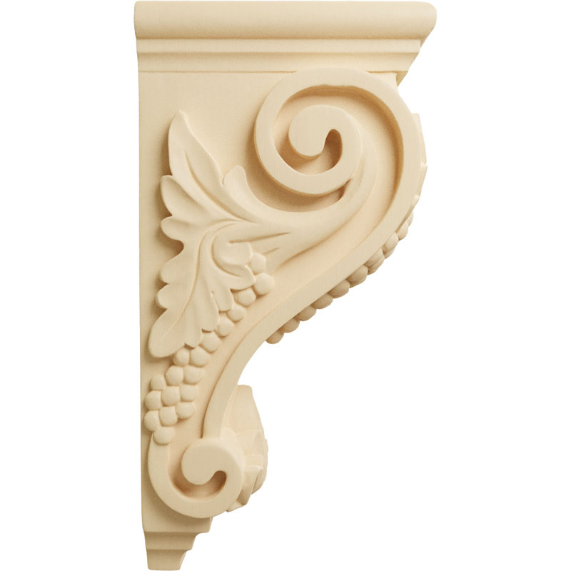 Large Grape Corbel, Hard Maple