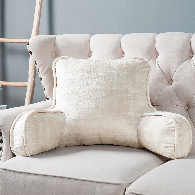 Housse et insert de coussin de lit texturé en velours, Gardenia