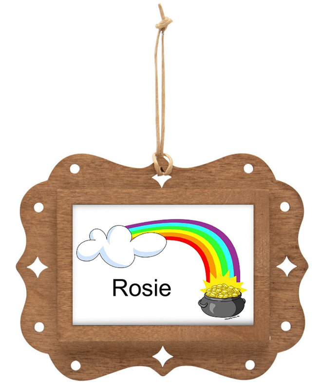 Personalized Rainbow Key Chain
