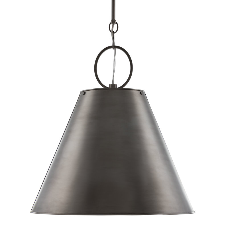 Altamont 1 - Light Pendant, Historic Nickel, 9" H x 8" W x 8" D