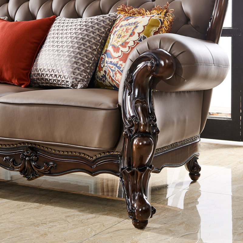 Canapé en cuir de luxe américain