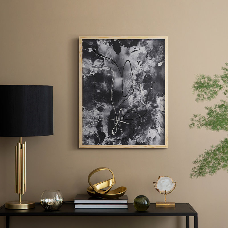 Reproduction encadrée Radical Mix II - bois massif, H 11 po x l 9 po