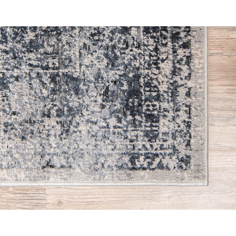 Tapis oriental gris Parrado, Rectangle 8 pi x 10 pi