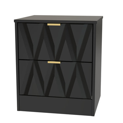 Las Vegas 45cm W Manufactured Wood Bedside Table