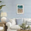 «Family Beach Dolce Vita», reproduction sous verre encadrée, design par LSR Design Studio-964505555-964505556