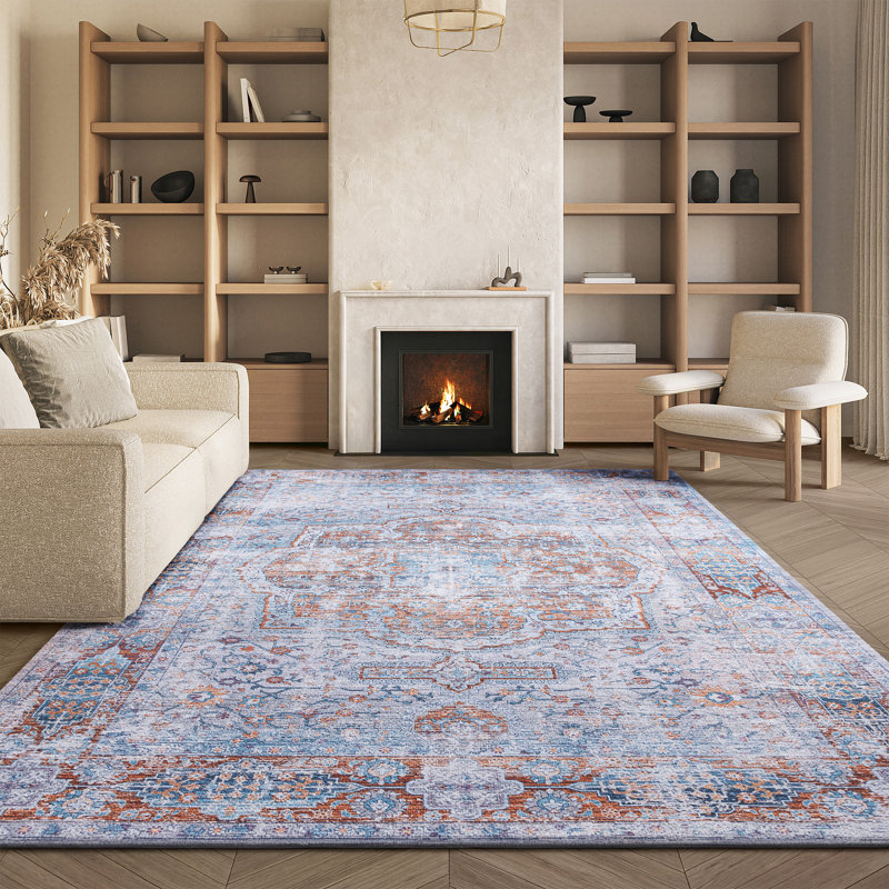 Tucson Performance Machine Washable Oriental Rug, Rectangle 8' x 10'