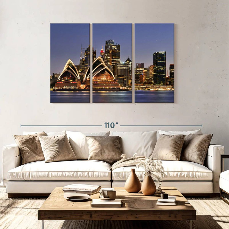 Sirci illuminé Sydney, H 48 po x l 74 po