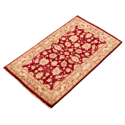 Aerend One-of-a-Kind 3'2" X 5'4" 2010s Wool Area Rug in Dark Red
