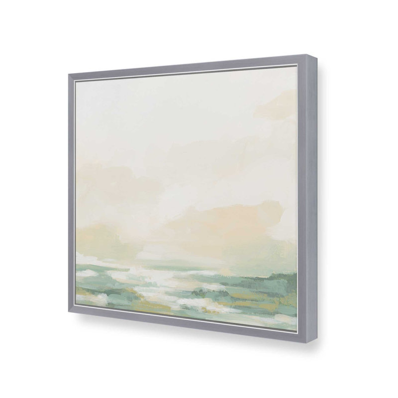 Cloud-Kissed Landscape II Canvas Print, 21.75" H x 21.75" W, Polished Chrome