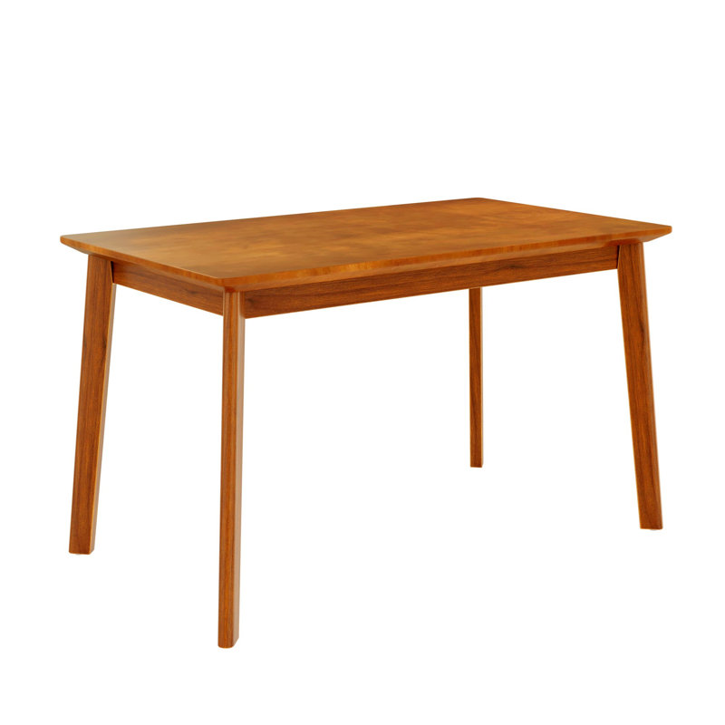 Table de salle à manger Mid-Century avec pieds en bois d'hévéa pour la maison, la cuisine et un appartement