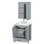 Sheffield 30" Freestanding Single Bathroom Vanity with Quartz Top with Medicine Cabinet-1834983873-1834948649-1834948650