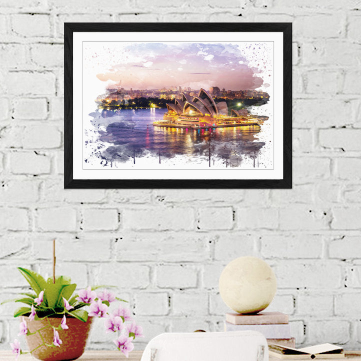 Print, 70cm H x 100cm W x 3cm D, Wrapped Canvas