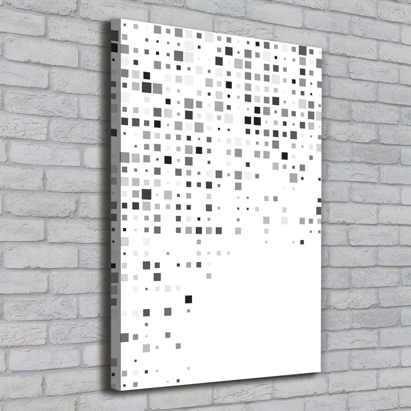 Abstraction Squares - Wrapped Canvas Print