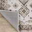 Tapis intérieur lavable en nylon Aquinnah Burj-116821646