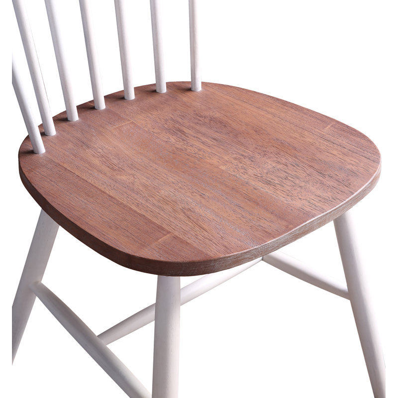 Avenger 18'' H Solid Wood Side Chair, Toffee / Cream