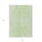 5' X 8' Mint Green Artichoke Green And Ivory Floral Washable Indoor Outdoor Area Rug