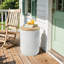 Round Outdoor Side Table 