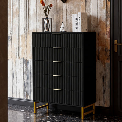80 cm W Chest of 5 Drawers