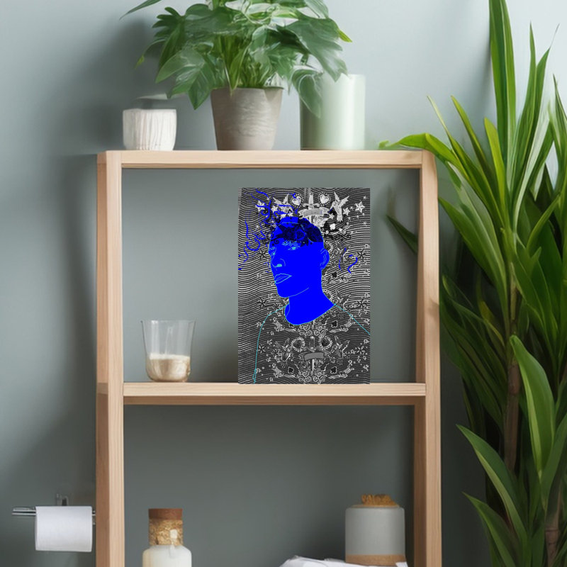 Art urbain urbain abstrait abstrait, H 18 po x l 12 po