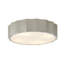 Plafonnier encastré rond en or 4 lumières avec diffuseur en acrylique Kimbrel-26962543