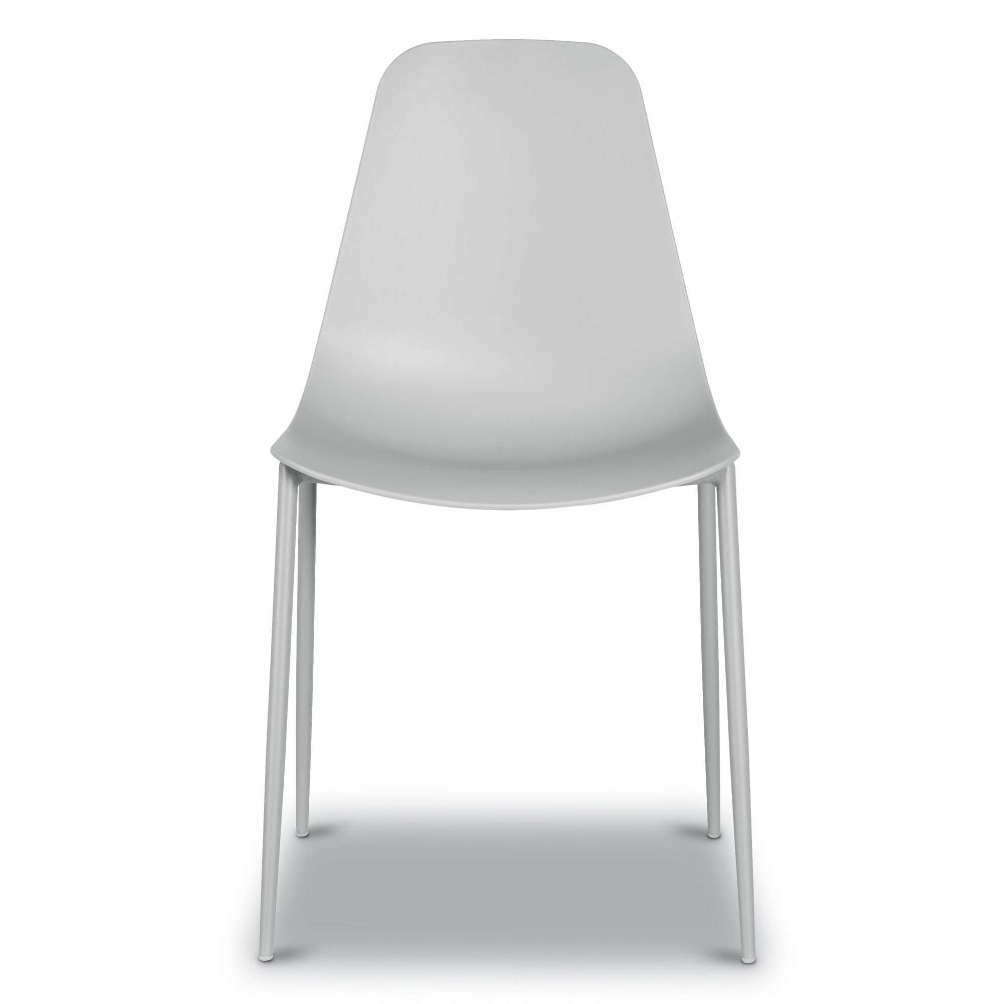 Isla Indoor/Outdoor Dining Chair, Feather Gray
