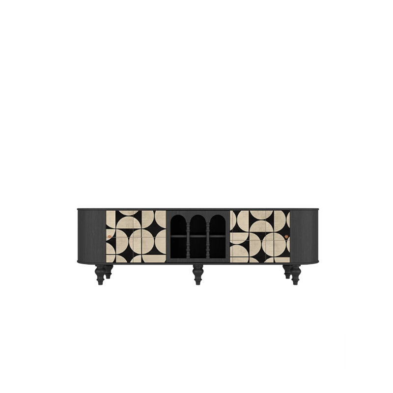 Meuble télé de style français personnalisé, 70.86"