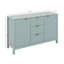 Armoire d'entrée avec motif ondulé - 3 tablettes réglables-1660228039