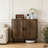 Nordic Storage Cabinet with Slatted Tambour Doors and Metal Legs for Stylish, Space-Saving Organization.