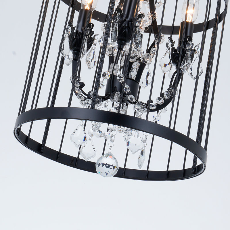 Lustre en cristal 4 lumières