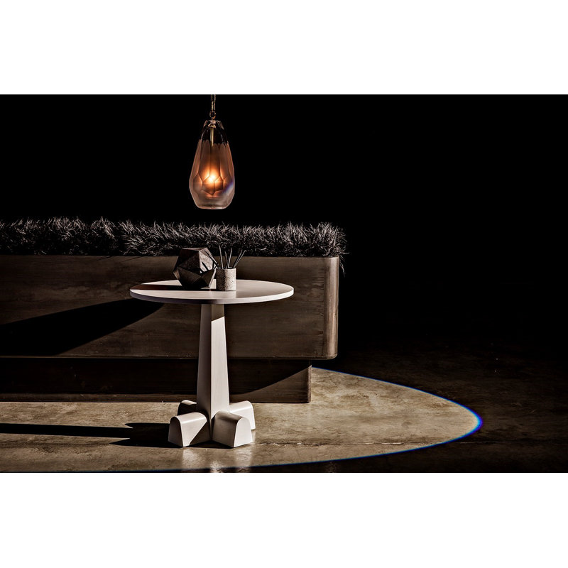 Camellia Solid Wood End Table