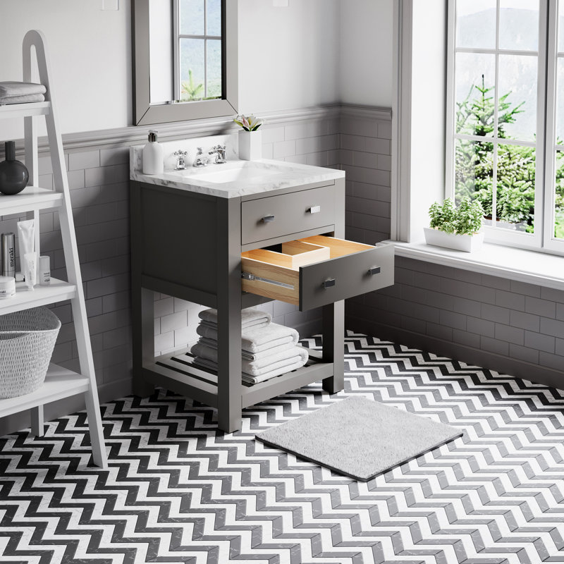 Madalyn 24'' W Single Vanity, Gray