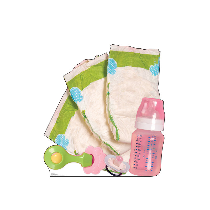 42'' Multicolor Baby Shower Cardboard Standup Decor