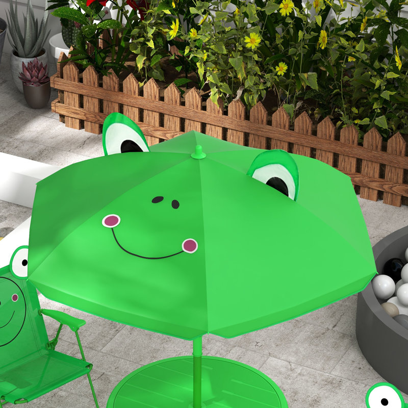 Oldenzaal Kids 4 Piece Round Garden Table and Chair Set