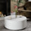 31.5" Concrete Round Coffee Table