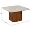Table d'appoint en marbre Alessio