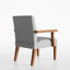 Chaise d'appoint en tissu Minimalist