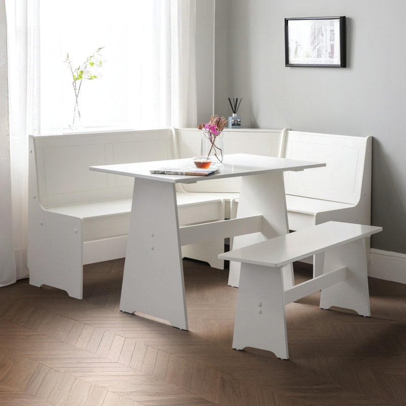 Lief 3 - Piece Dining Set, White