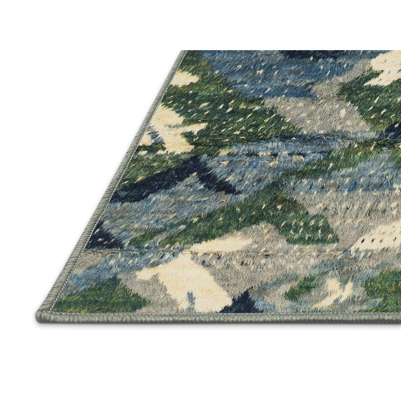 Abstract Indoor Rug, Rectangle 5' x 8'