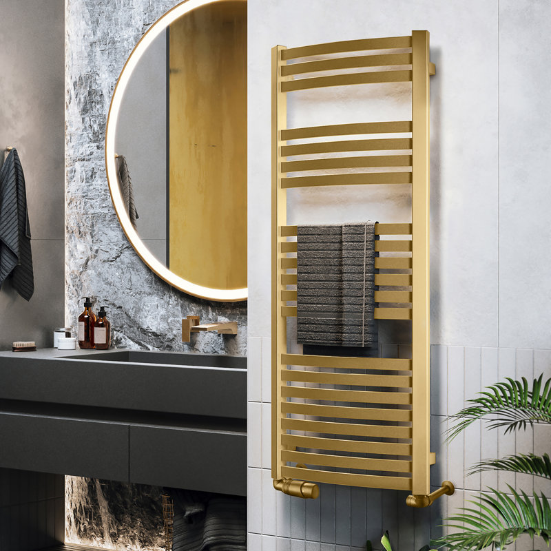 Heated Towel Rail, DEXTER 1220/500, Brass