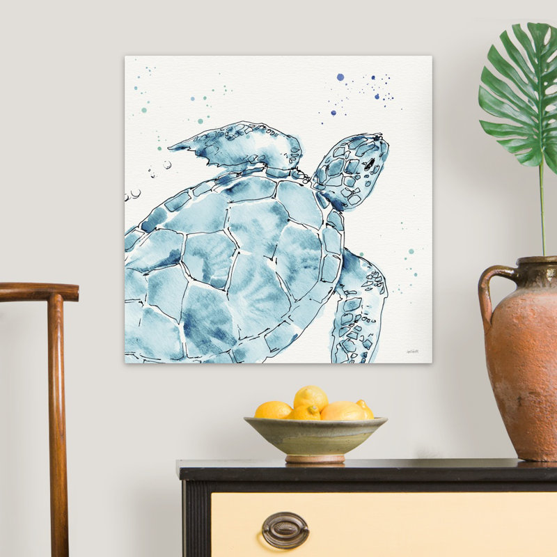 «Deep Sea IX» par Anne Tavoletti - reproduction d'art sur toile, Toile tendue, H 24 po x l 24 po x P 1,25 po