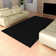 Esther Solid Color Machine Made Tufted Polypropylene Area Rug in Black