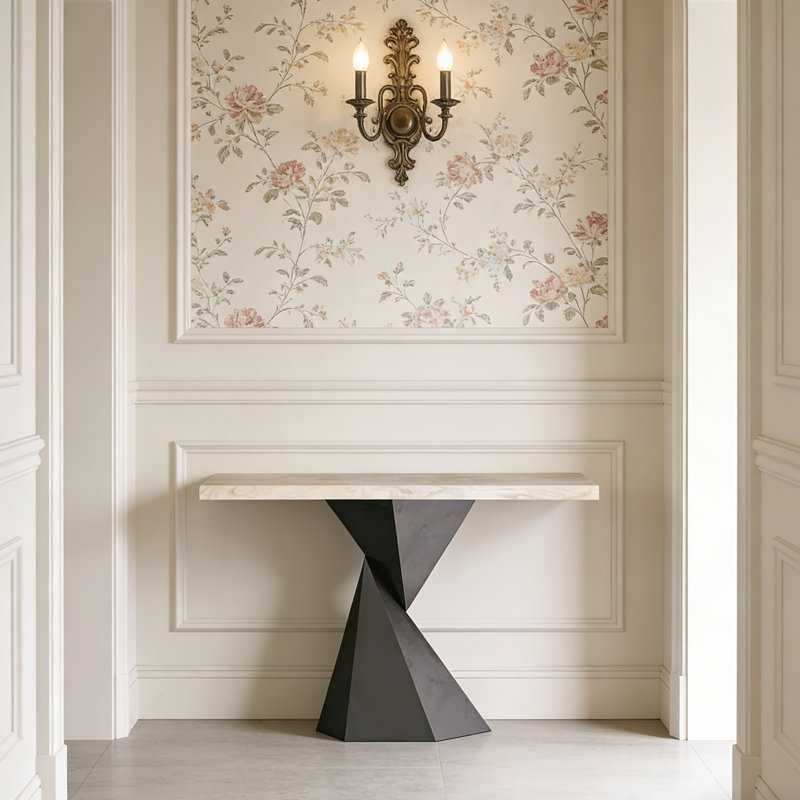 Console Retro Minimalist Art, 31.89" H x 39.37" W x 11.81" D