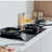 BergHOFF Leo Stone+ 5pc Nonstick Ceramic Specialty Pan Set with Turner, Recycled