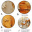 Chineka - art abstrait rond en métal-109671655