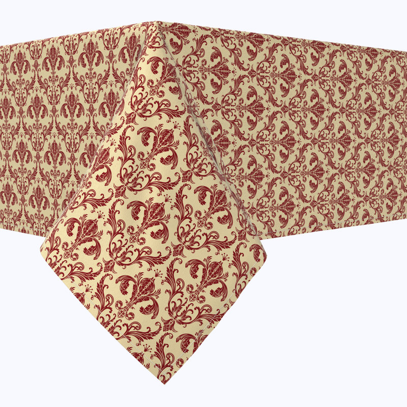 Rectangular Tablecloth, 100% Cotton, Floral 159, 84" x 60"