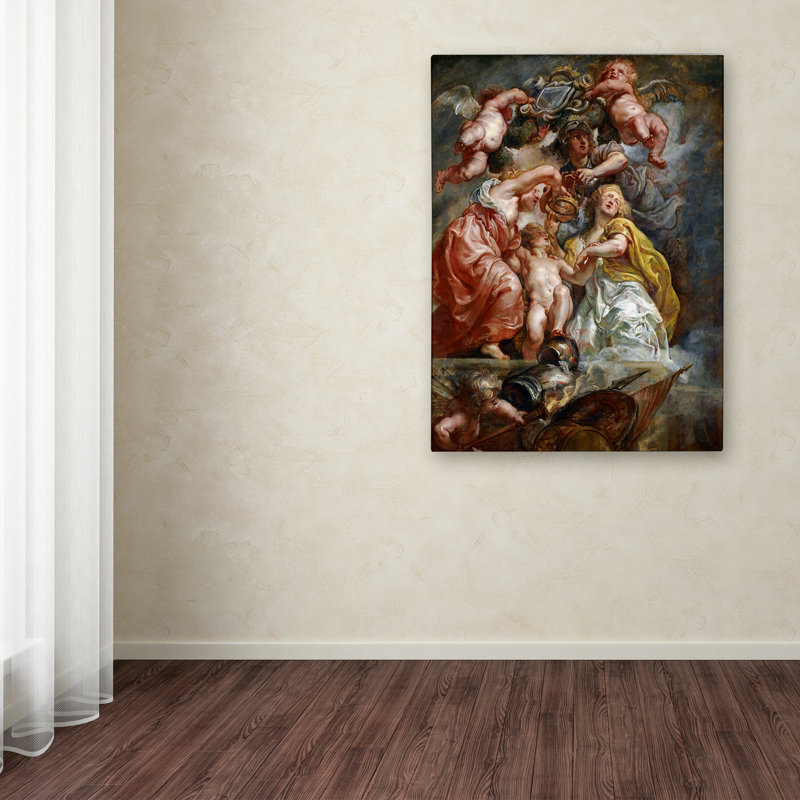 Peter Paul Rubens Union of England and Scotland Canvas Print