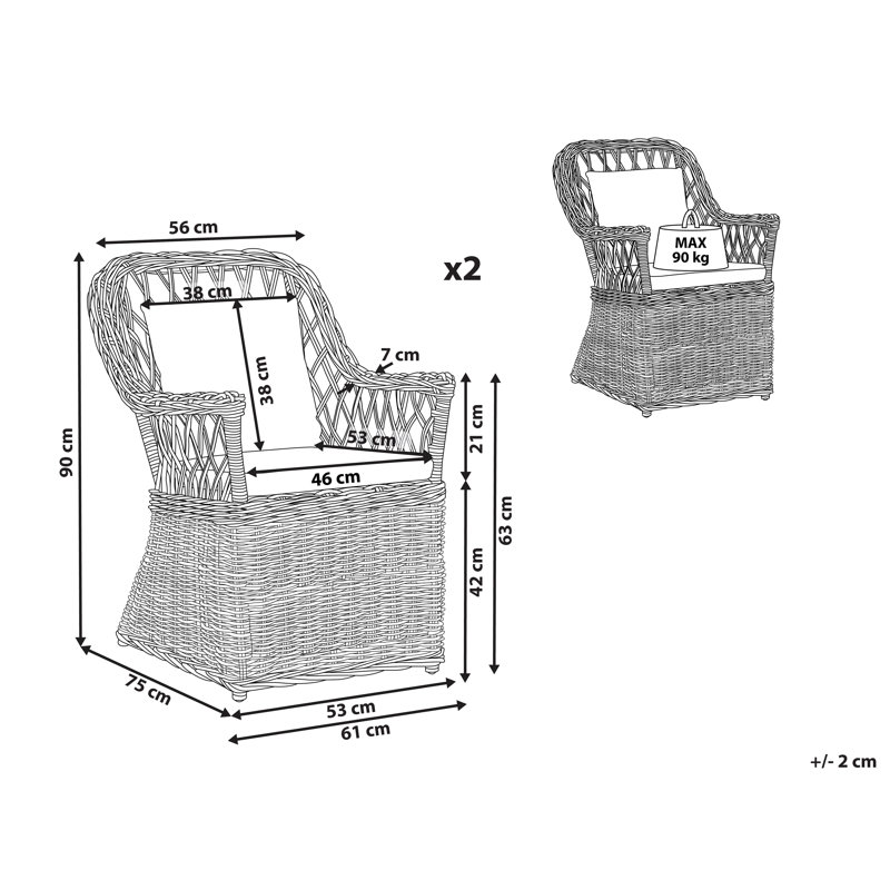 Oldbury Wicker Outdoor Lounge Chair